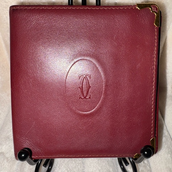 Cartier Red Leather Women's Wallet - Picture 1 of 6